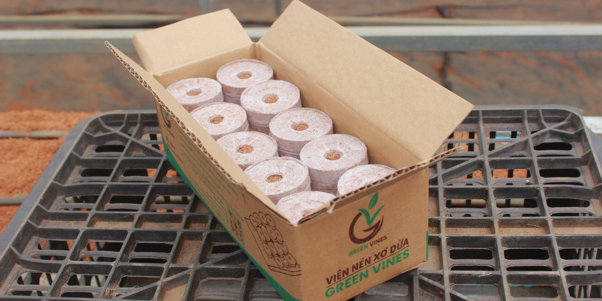 Viên nén xơ dừa dùng cho ươm hạt giống