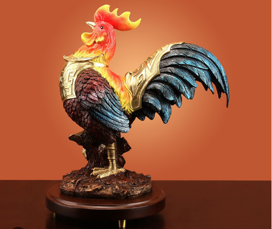 Tượng gà trống phong thủy