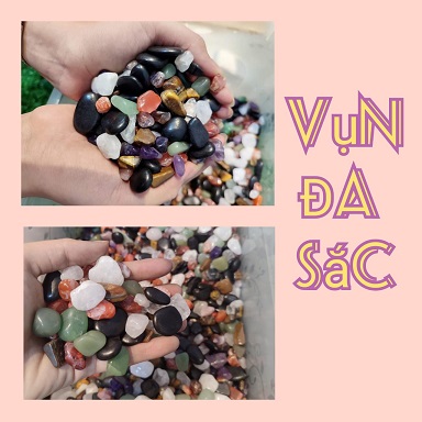 Đá thạch anh rải sân vườn