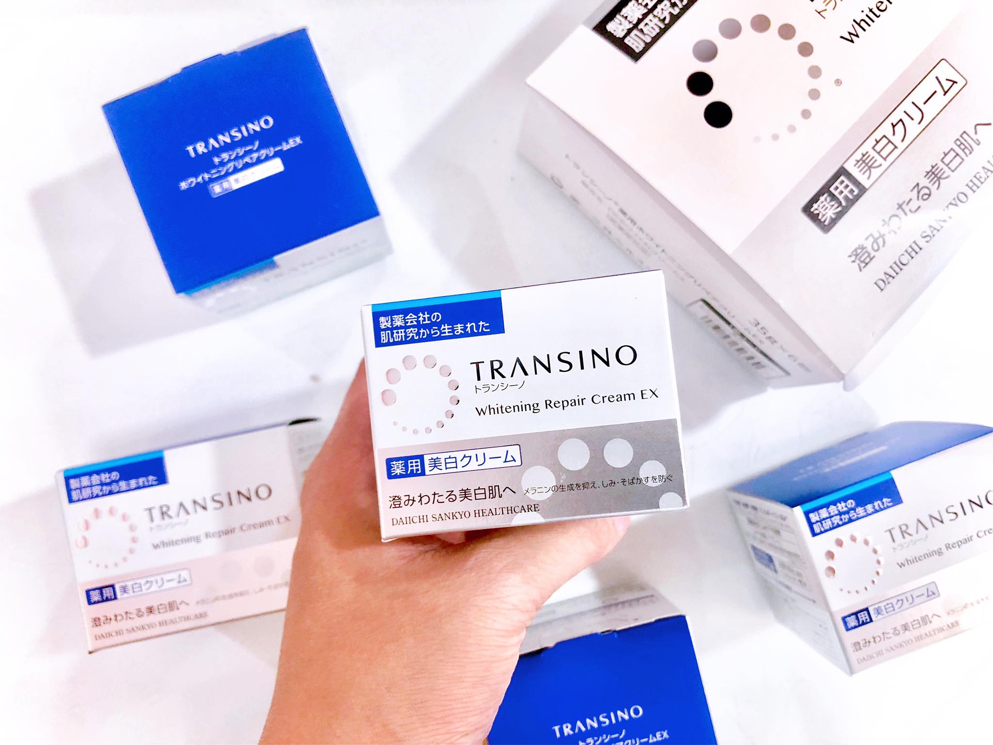 Hướng Dẫn Sử Dụng Kem Dưỡng Trắng Da Transino Whitening Repair Cream Ex