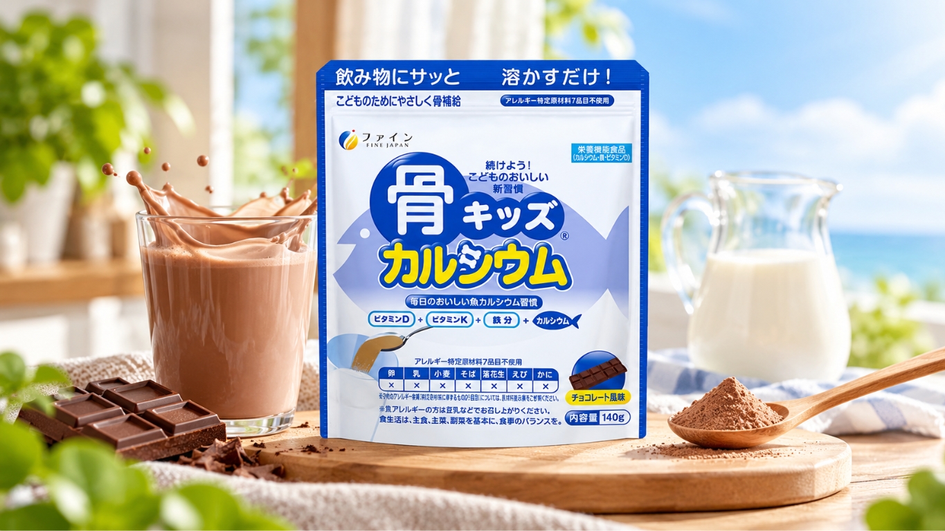 Bột canxi cá tuyết Fine Japan