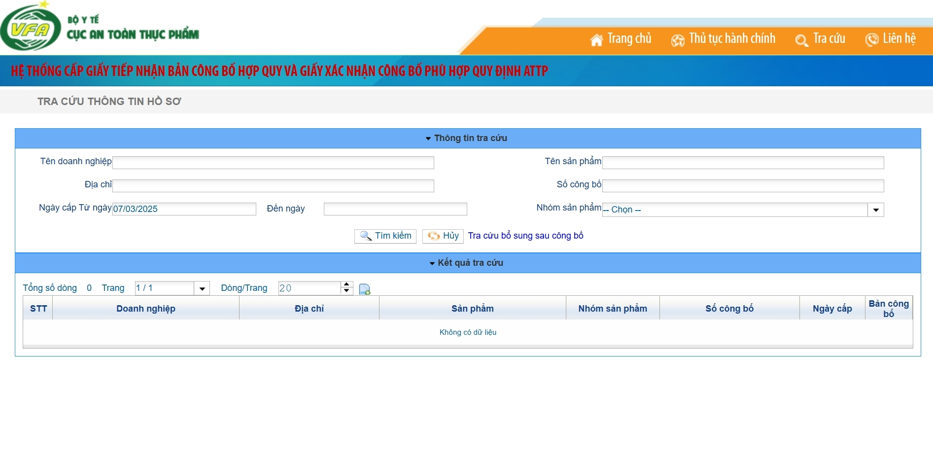 Cách tra cứu số công bố sản phẩm trước khi mua