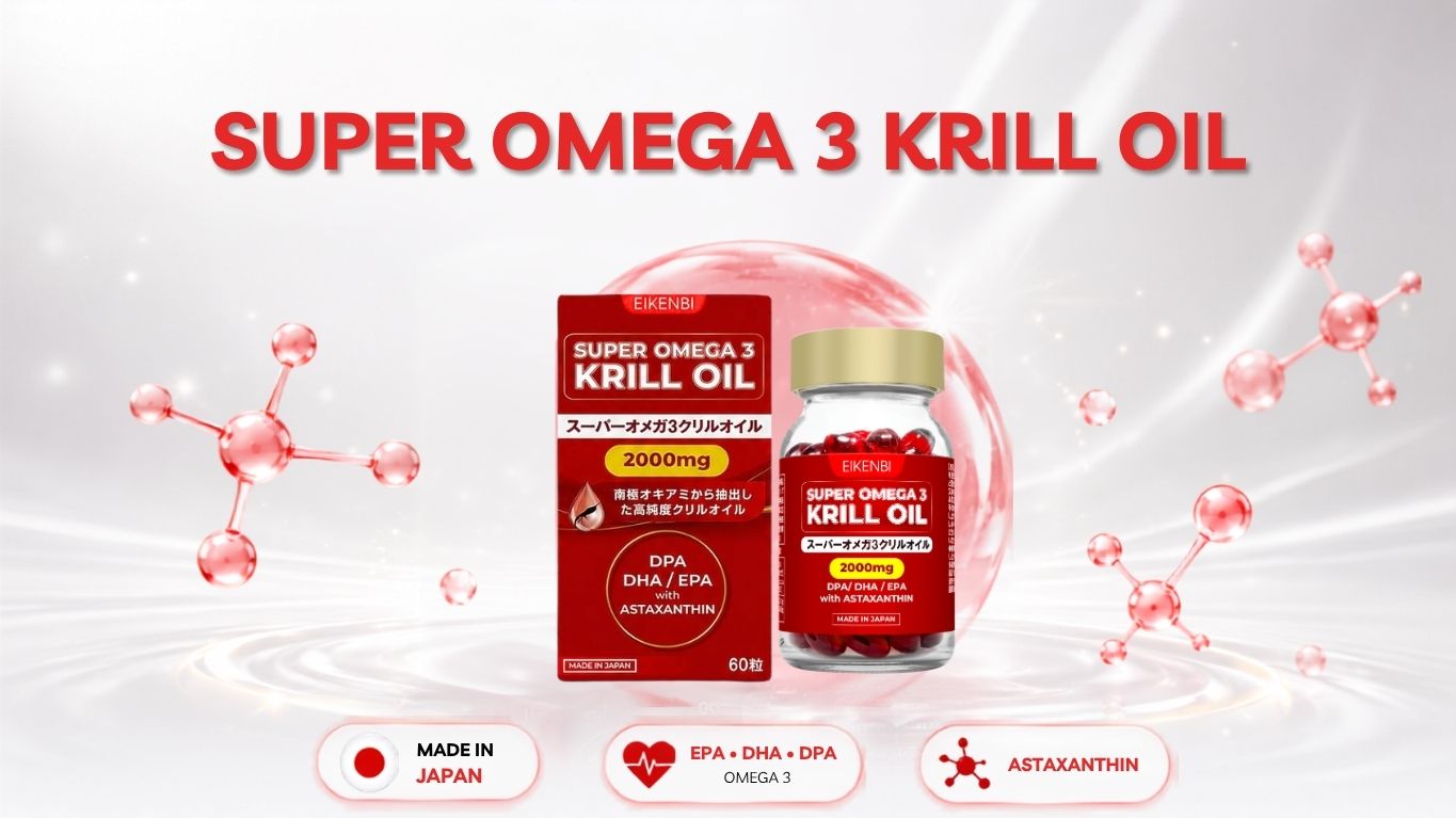 Dầu nhuyễn thể Super Omega 3 Krill Oil Eikenbi