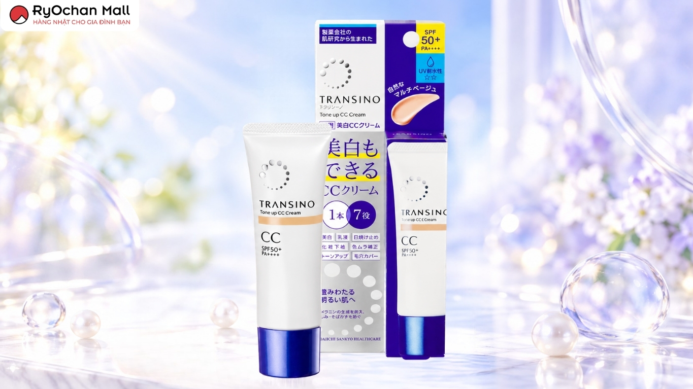 Đối tượng sử dụng kem nền chống nắng Transino Tone Up CC Cream