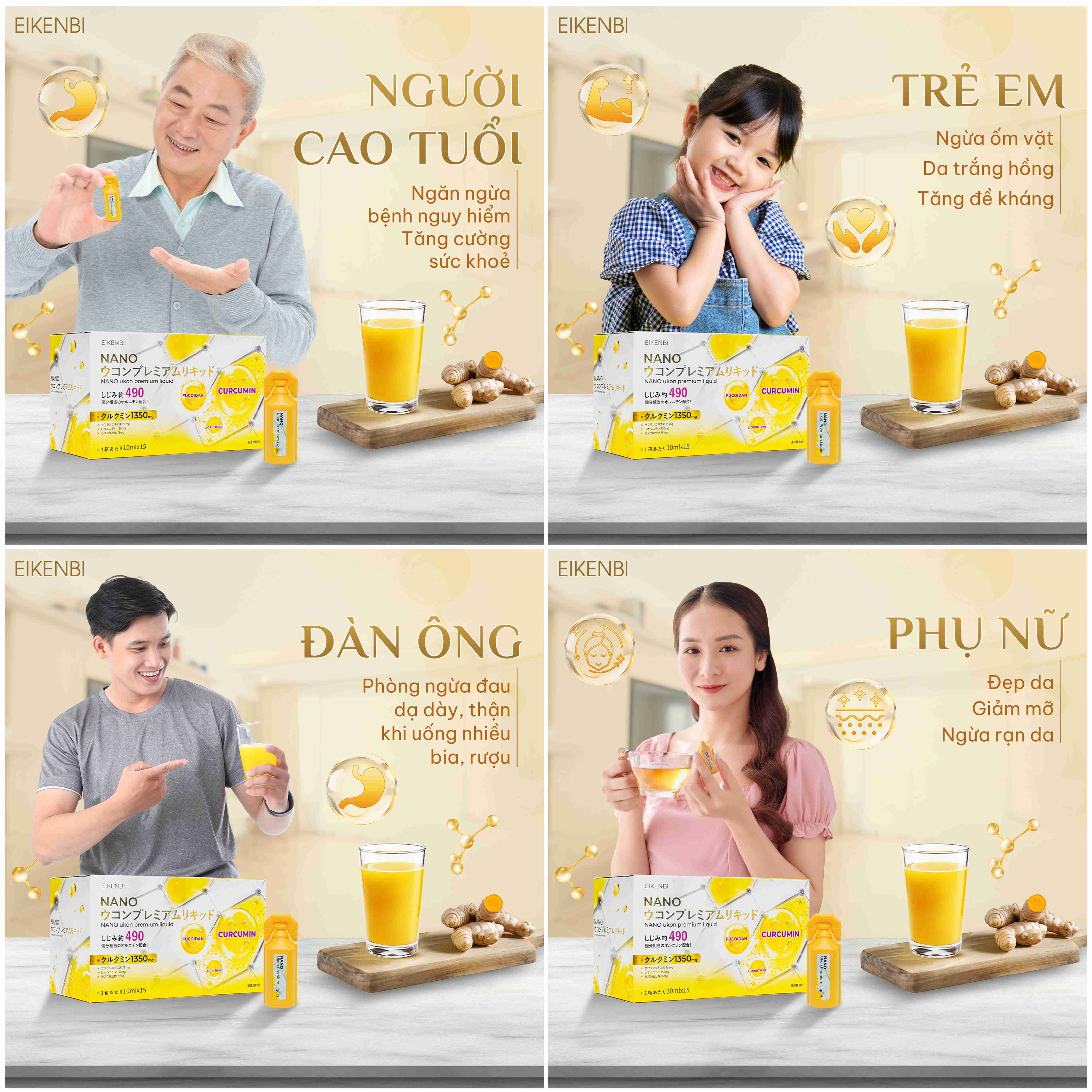 Đối Tượng Sử Dụng Nghệ Nano Tảo Nâu Fucoidan Eikenbi