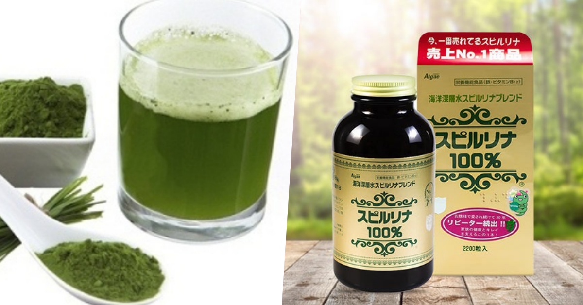 Hướng dẫn sử dụng viên uống tảo xoắn Spirulina Nhật Bản