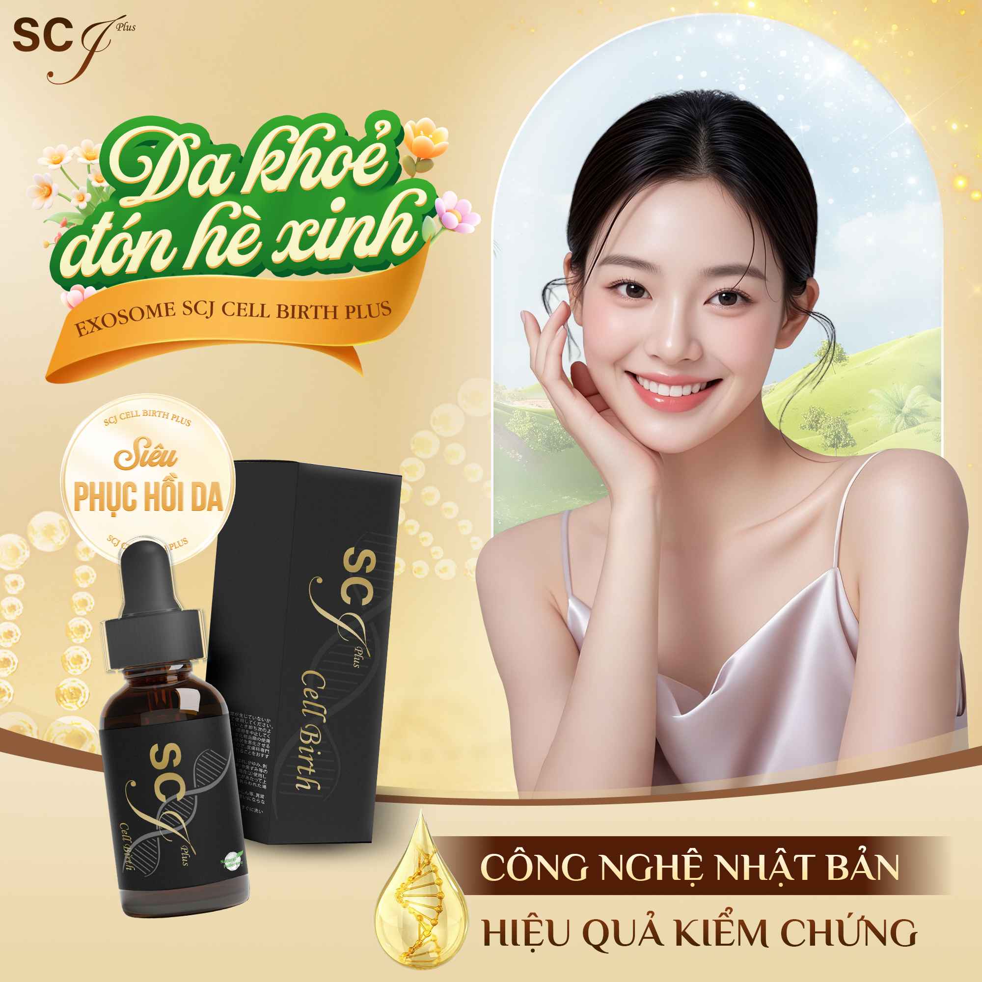 Huyết thanh tế bào gốc Exosome Scj Cell Birth Plus