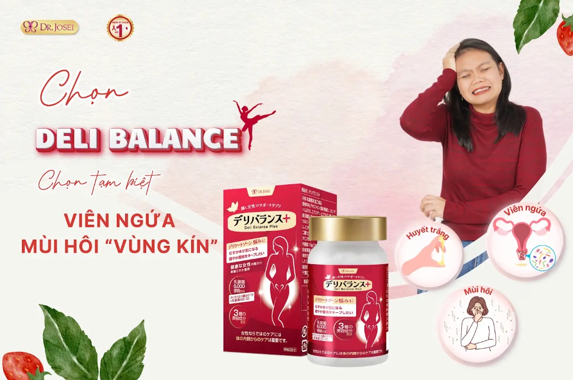 Viên uống bổ sung lợi khuẩn Deli Balance Plus Dr.Josei
