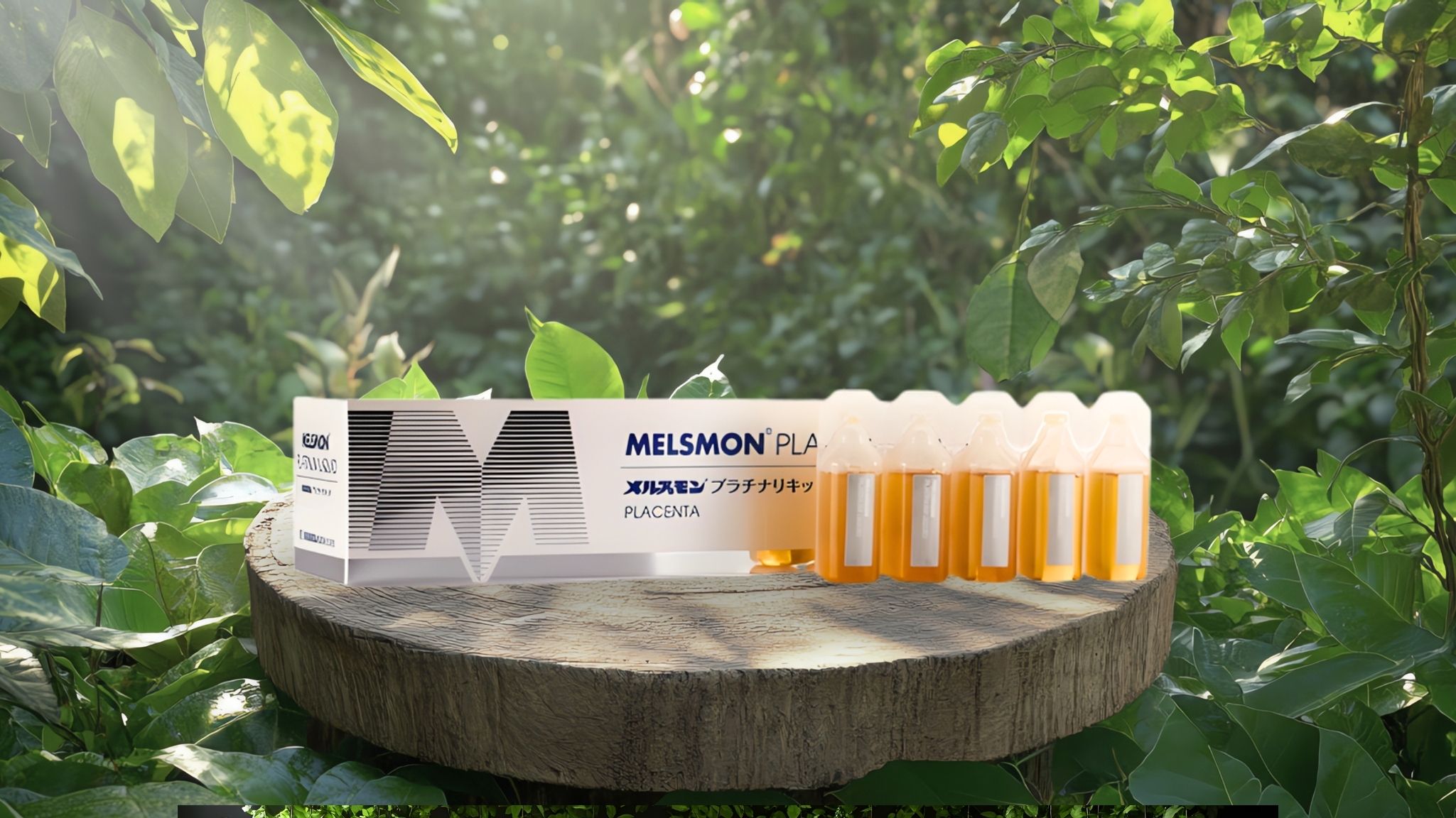 Nước uống nhau thai ngựa Melsmon Platinum Liquid Placenta