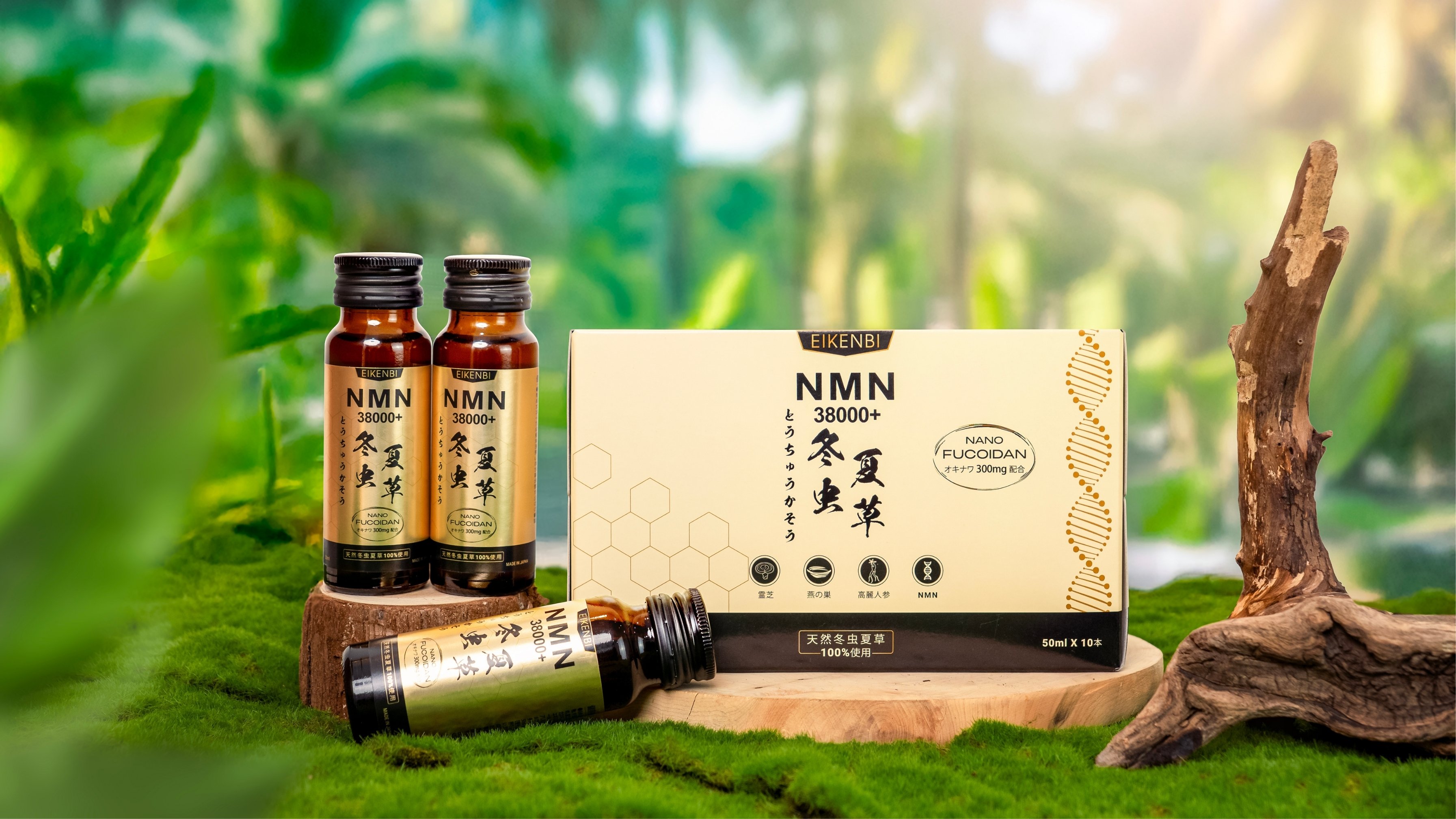 Nước uống NMN đông trùng hạ thảo 38000+ Eikenbi