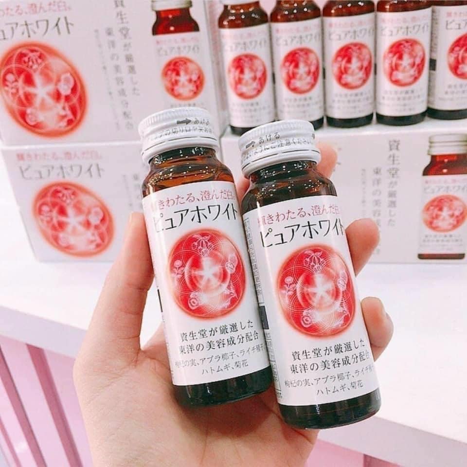 Thành phần của nước uống trắng da Pure White Shiseido