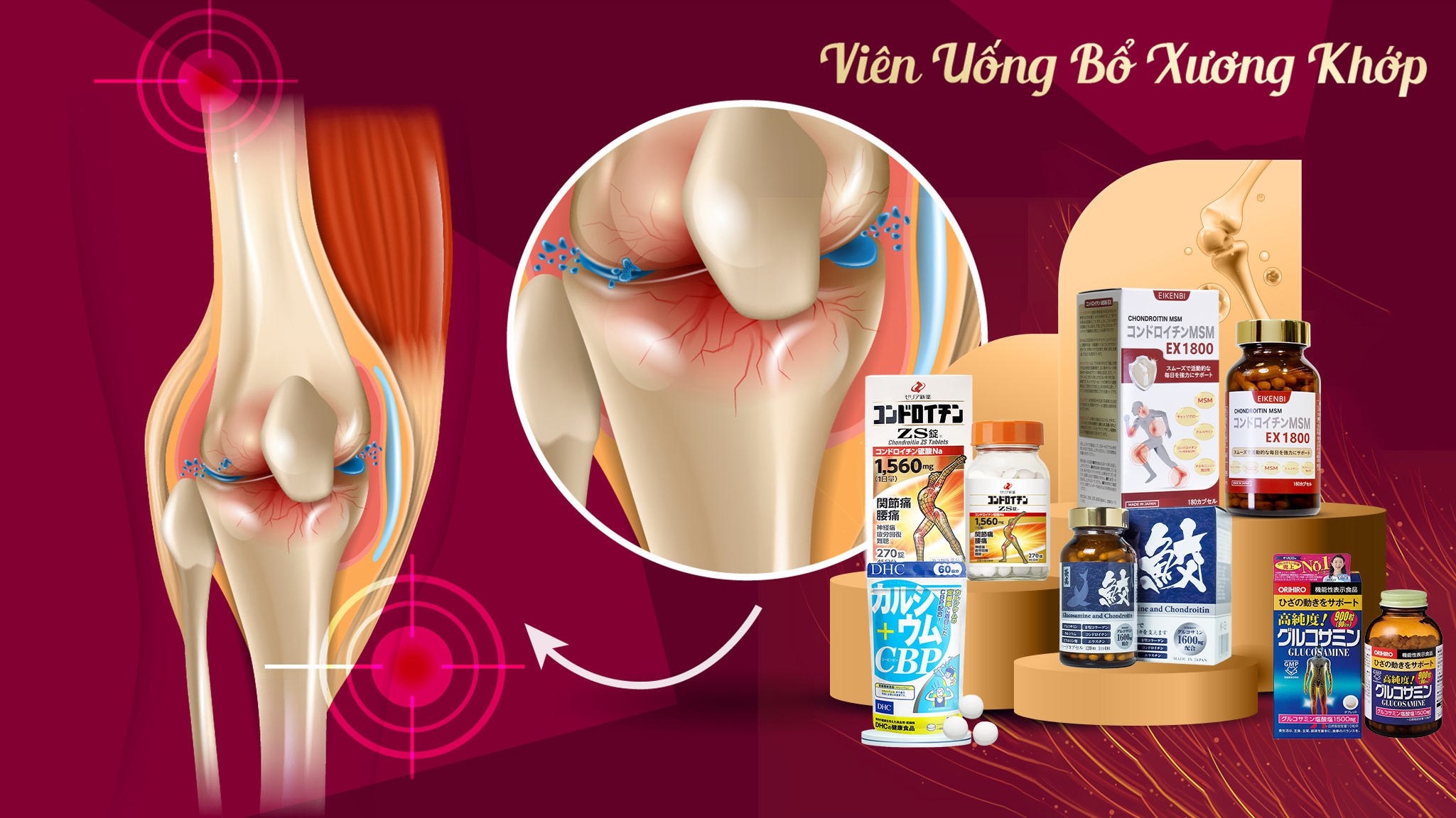 Top 5 thực phẩm chức năng hỗ trợ xương khớp phổ biến của Nhật 2025