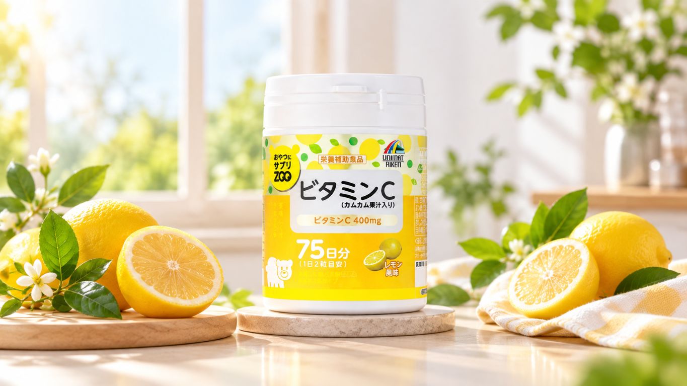 Viên nhai bổ sung Vitamin C Unimat Riken