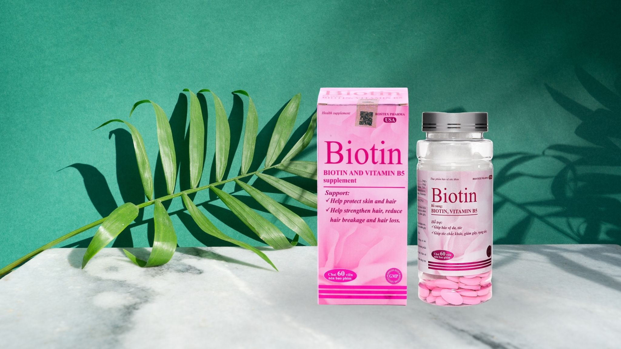 Viên uống Biotin and Vitamin B5