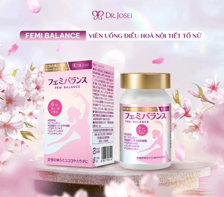 Viên uống điều hoà nội tiết tố nữ Femi Balance Dr.Josei