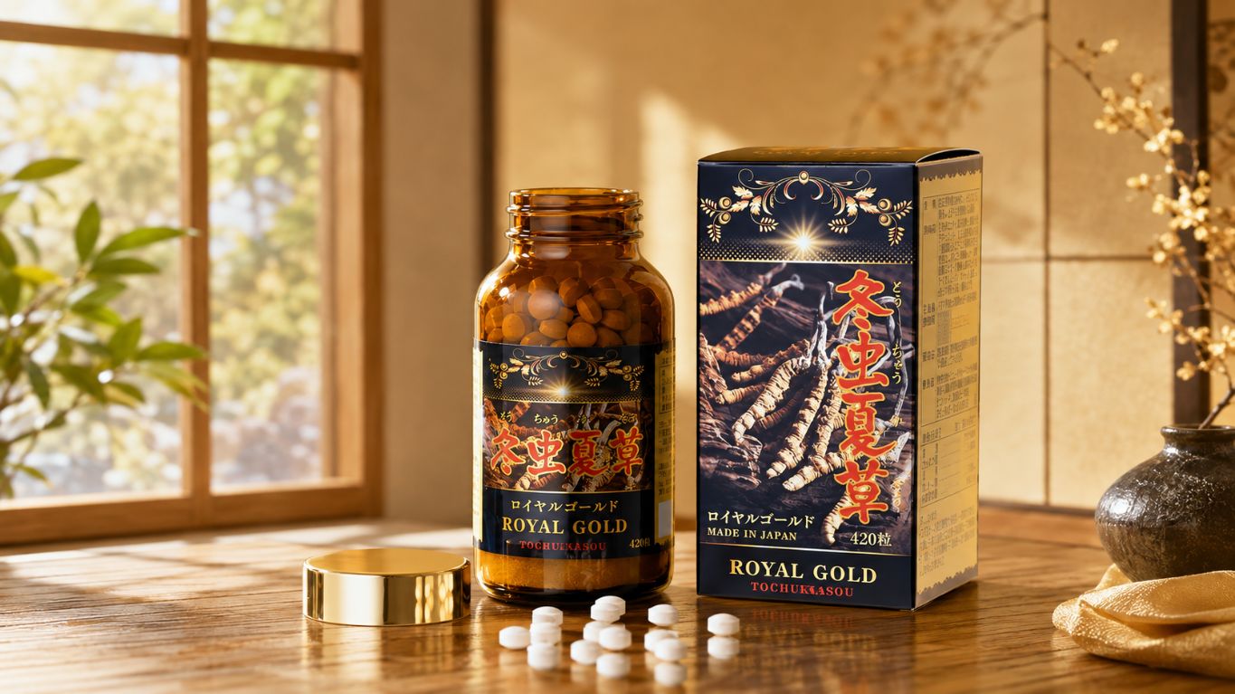 Viên uống đông trùng hạ thảo Tohchukasou Royal Gold