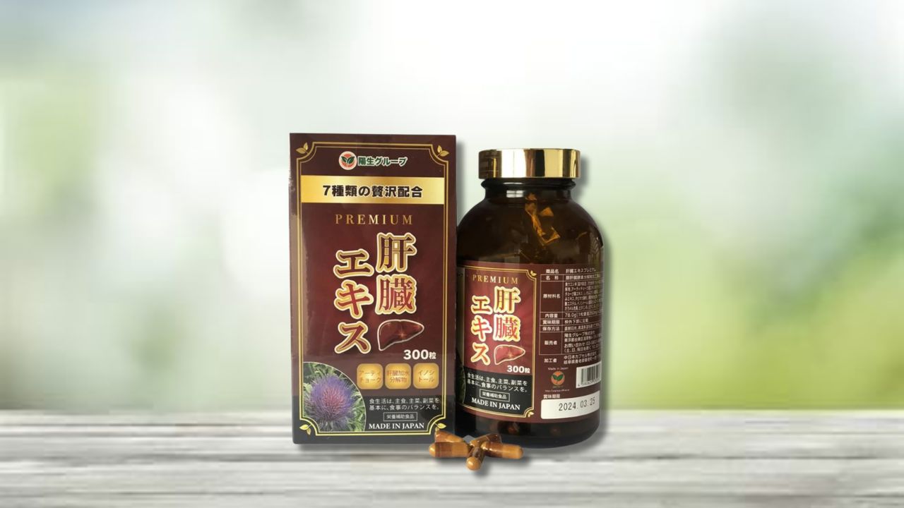 Viên uống giải độc gan Kanzo Ekisu Premium Nhật Bản