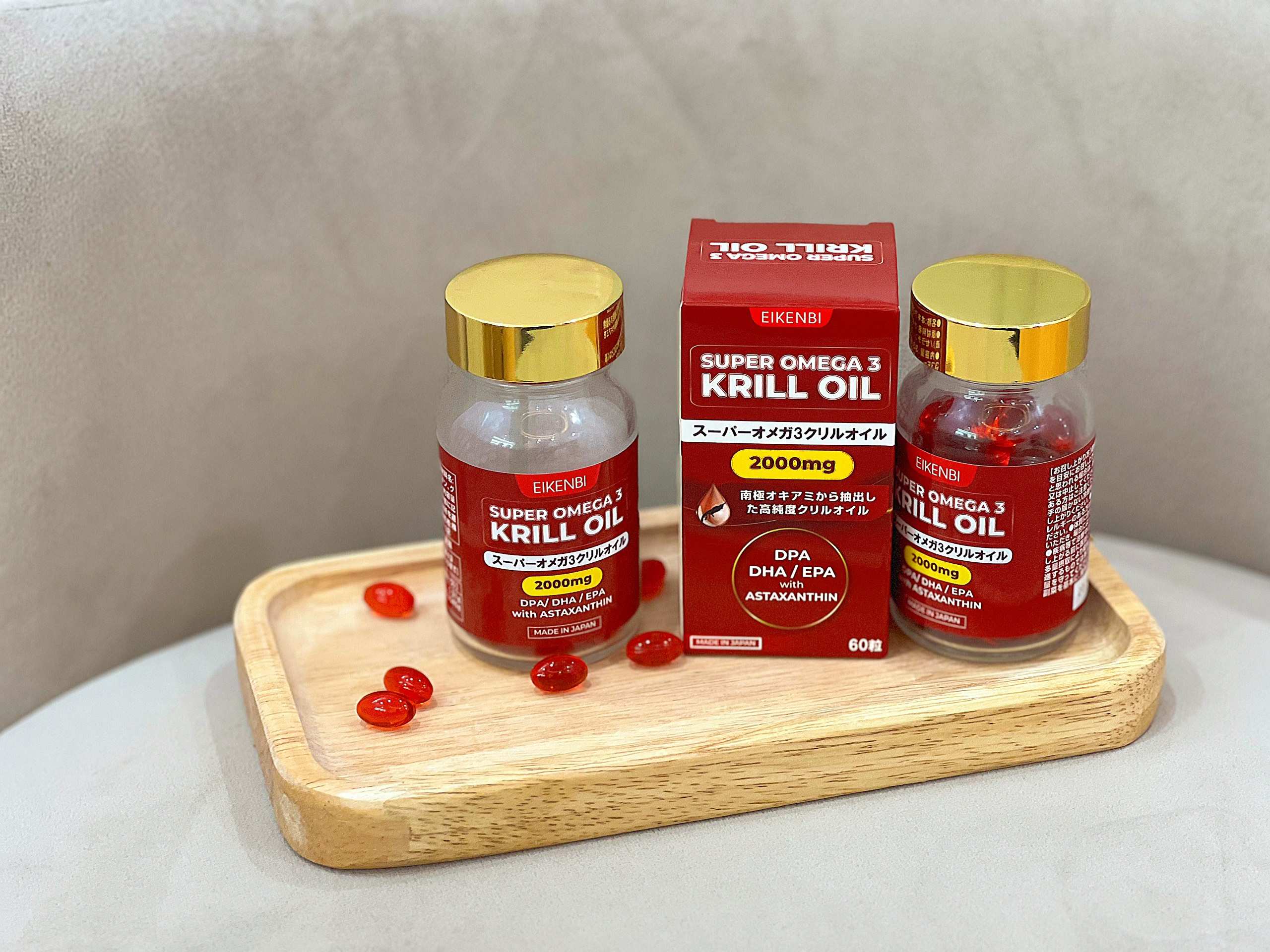 Viên uống hỗ trợ não bộ Super Omega 3 Krill Oil Eikenbi