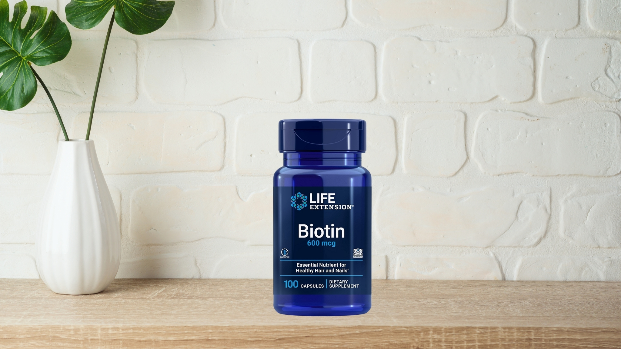 Viên uống Life Extension Biotin 600 mcg