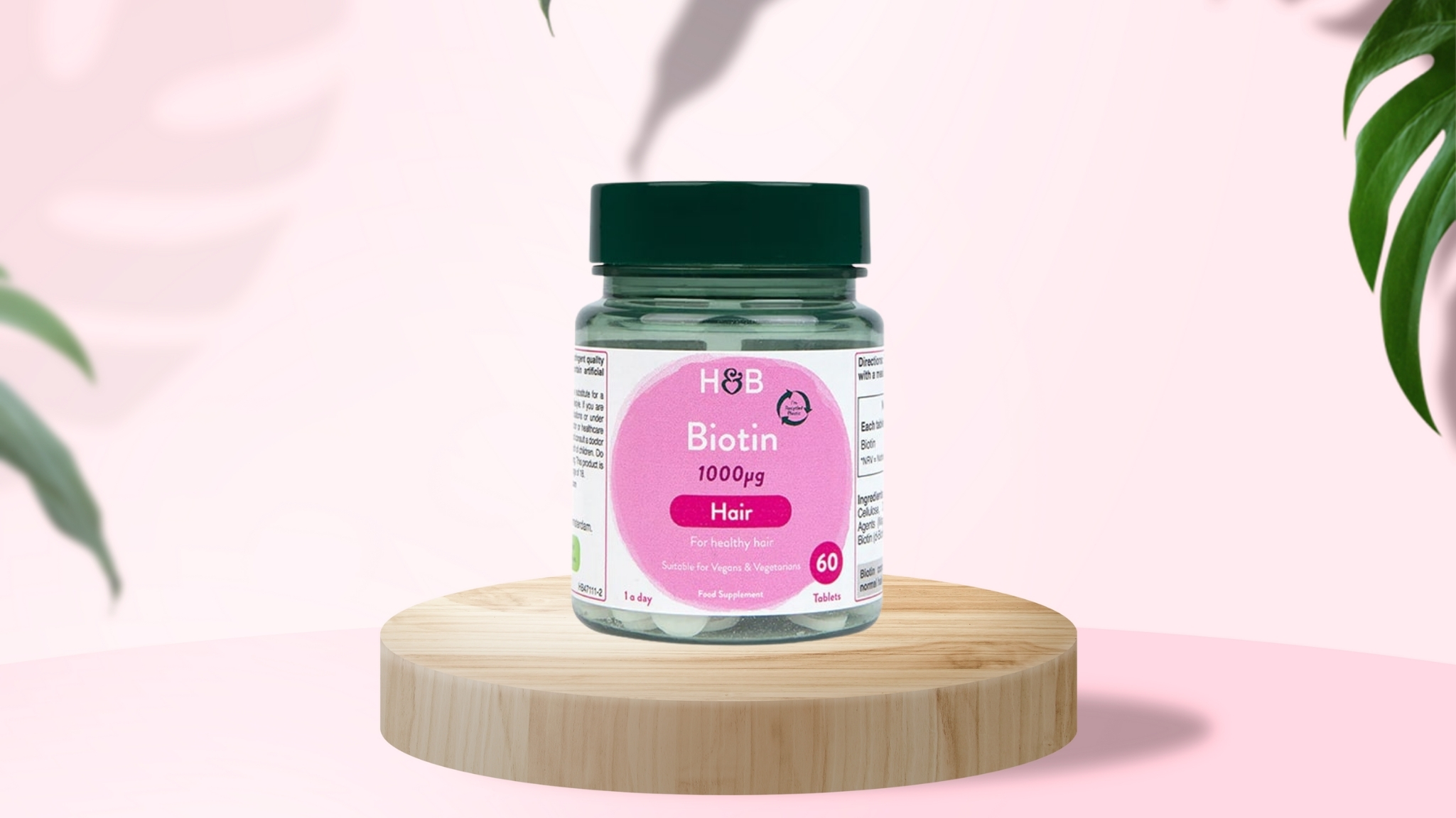 Viên uống mọc tóc Holland and Barrett Biotin