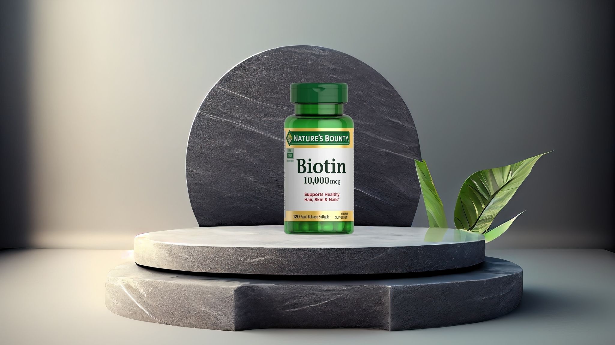 Viên uống mọc tóc Nature's Bounty Biotin 10.000mcg