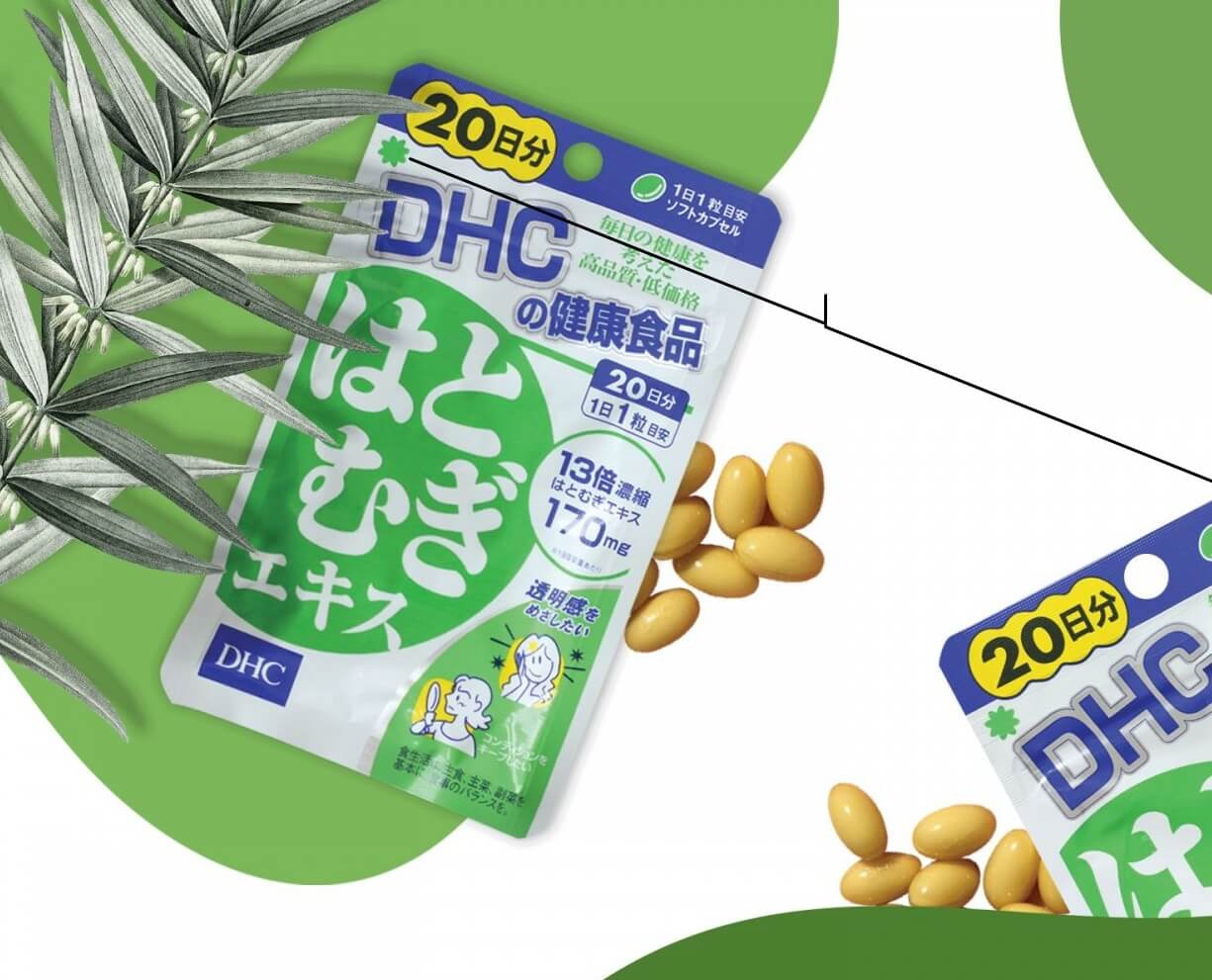 Viên uống trắng da DHC Nhật Adlay Extract Coix