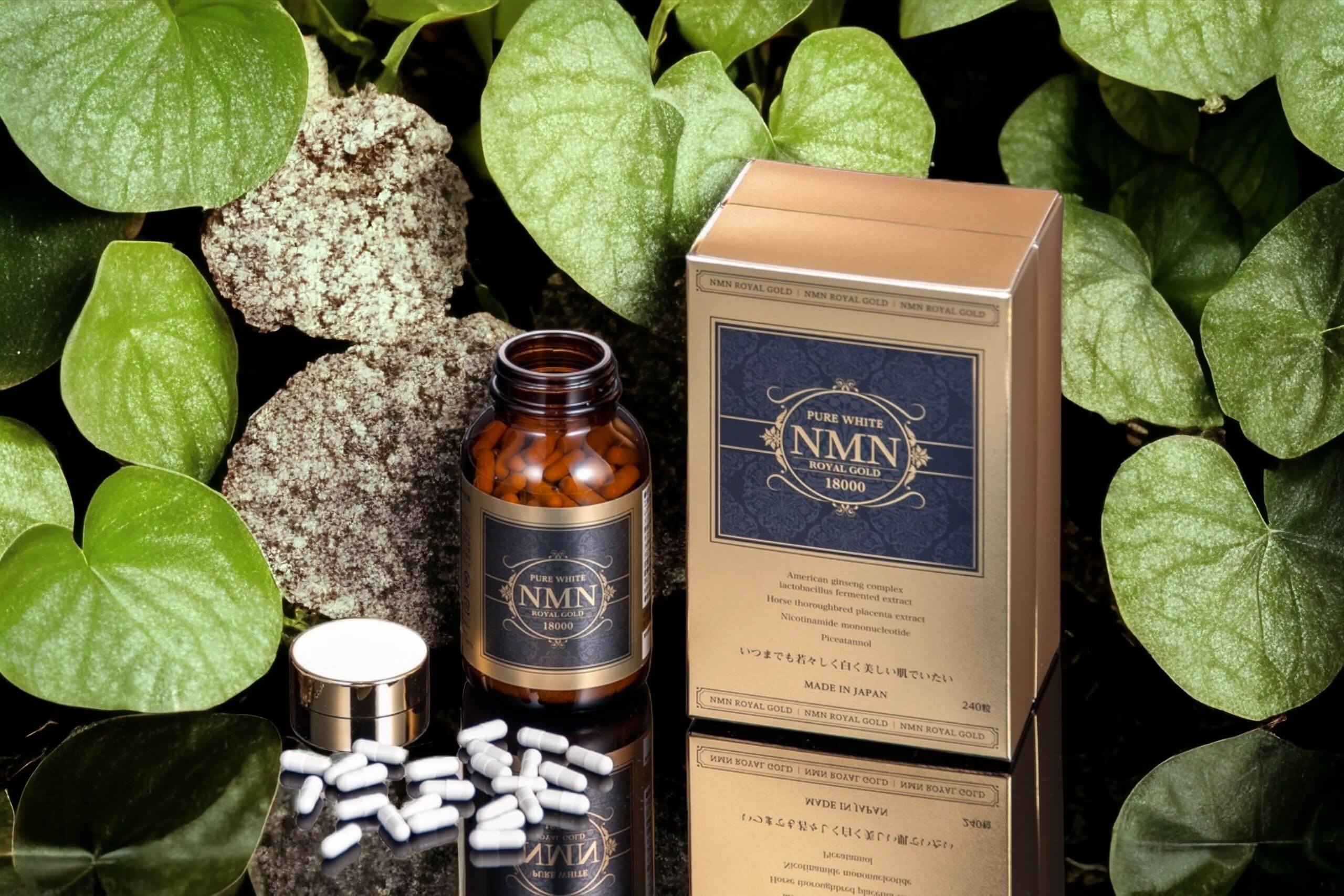 Viên uống trắng da trẻ hoá NMN Royal Gold 18000 240V