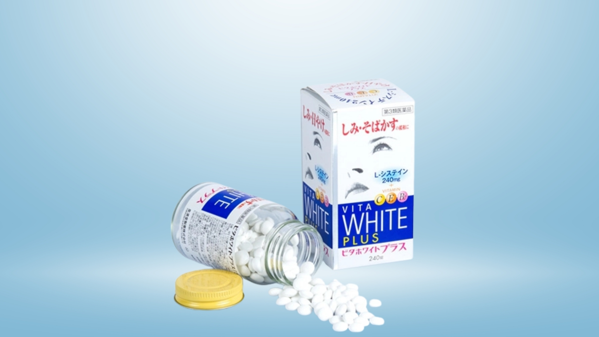 Viên uống trắng da trị nám của Nhật Vita White Plus