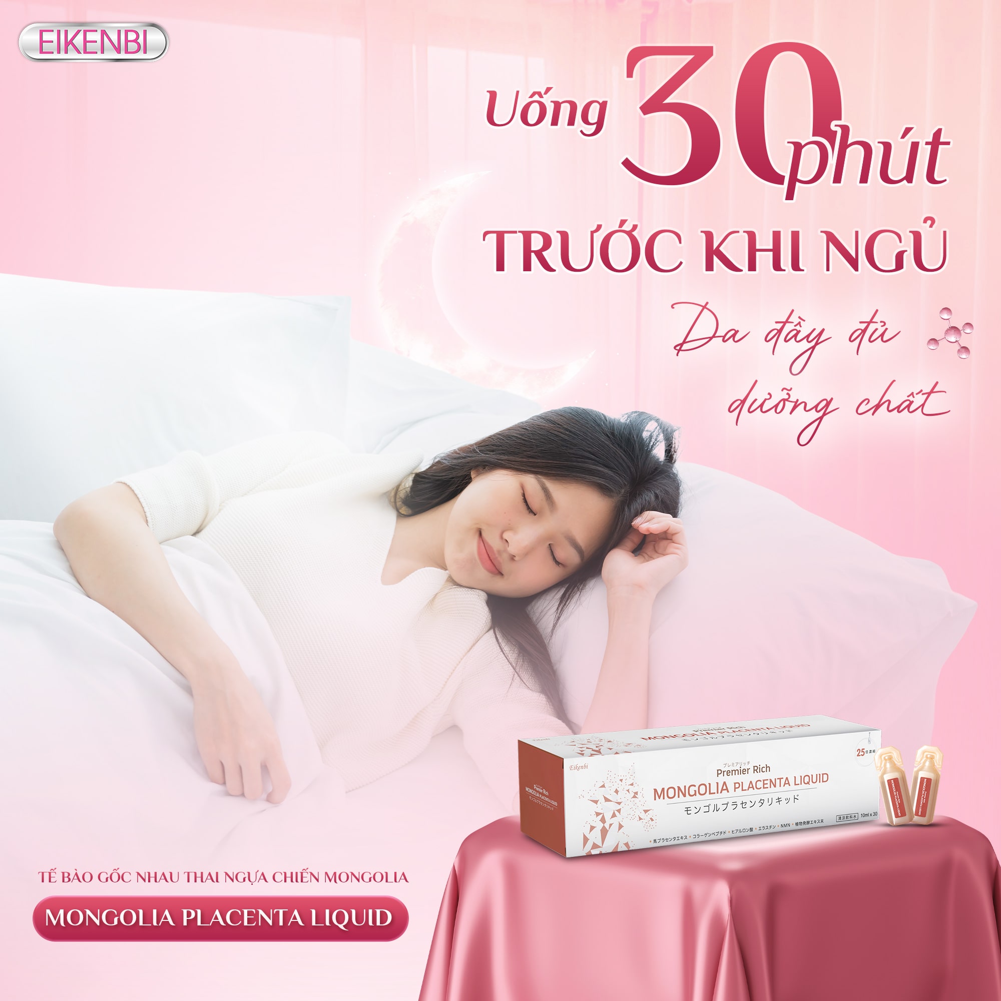 Hướng Dẫn Sử Dụng Tế Bào Gốc Nhau Thai Ngựa Chiến Mongolia Placenta Eikenbi