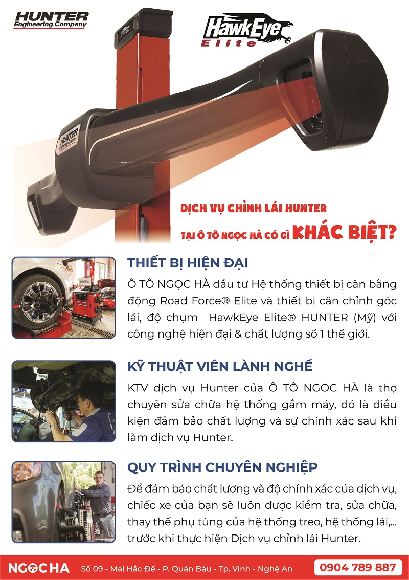 Dịch vụ cân chỉnh Hunter