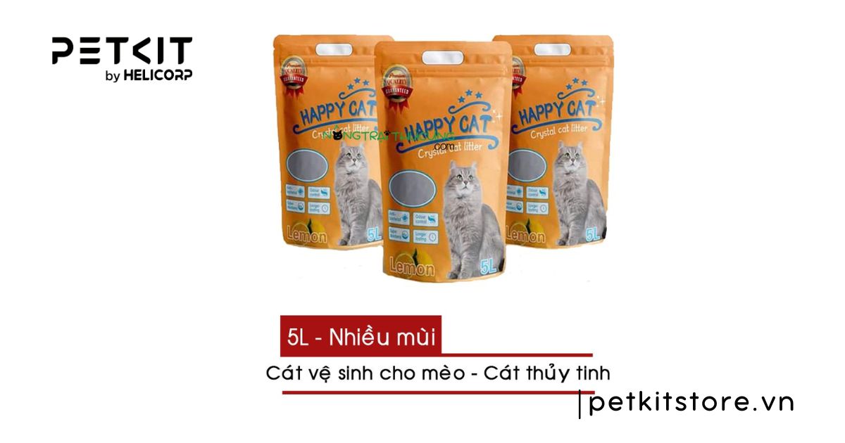 cát mèo không bụi - cát vệ sinh mèo không bụi