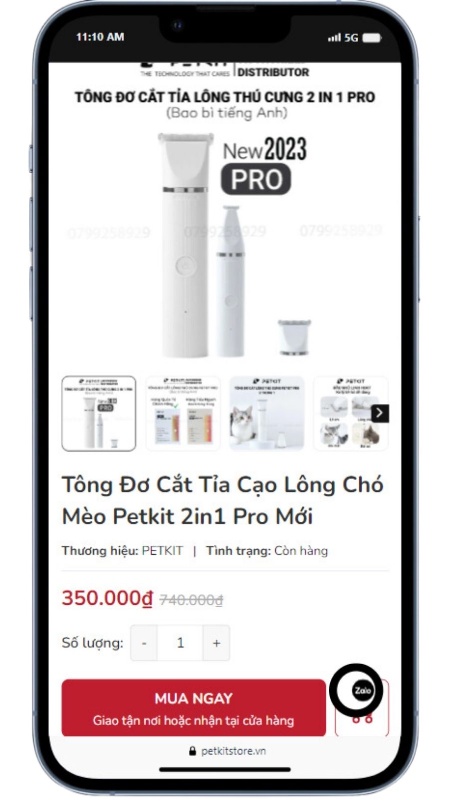 Tìm sản phẩm trên thanh tìm kiếm