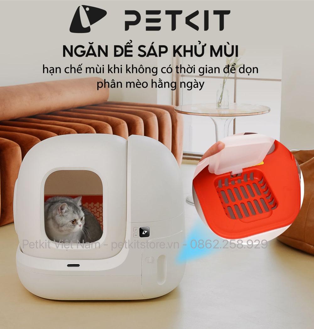 máy dọn vệ sinh mèo petkit pura max