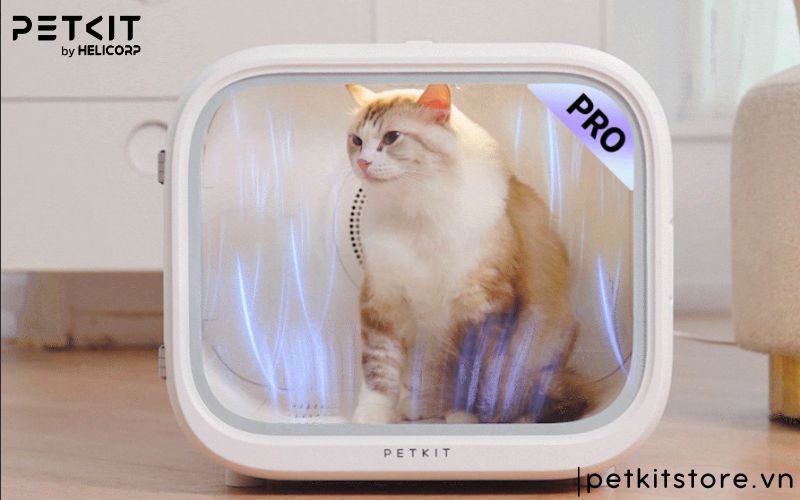 Lồng sấy lông chó mèo , máy sấy lông chó mèo