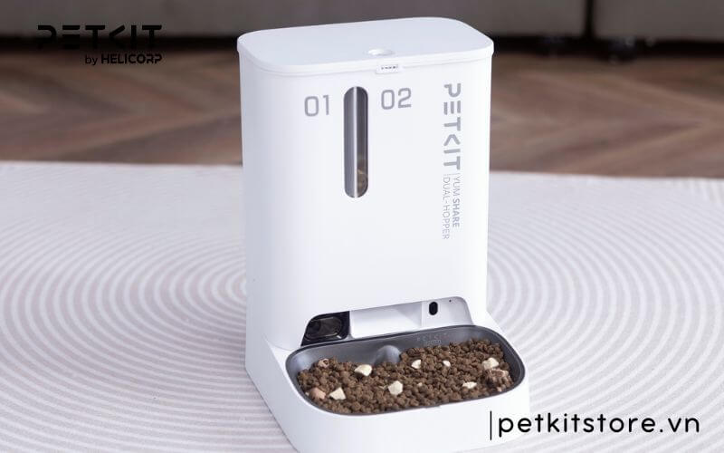 Máy cho thú cưng ăn PETKIT YumShare Gemini (Dual-Hopper)
