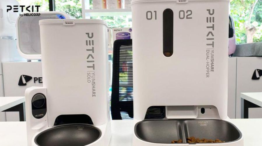 PETKIT YUMSHARE SOLO và PETKIT YUMSHARE GEMINI là hai dòng máy ăn tiên tiến