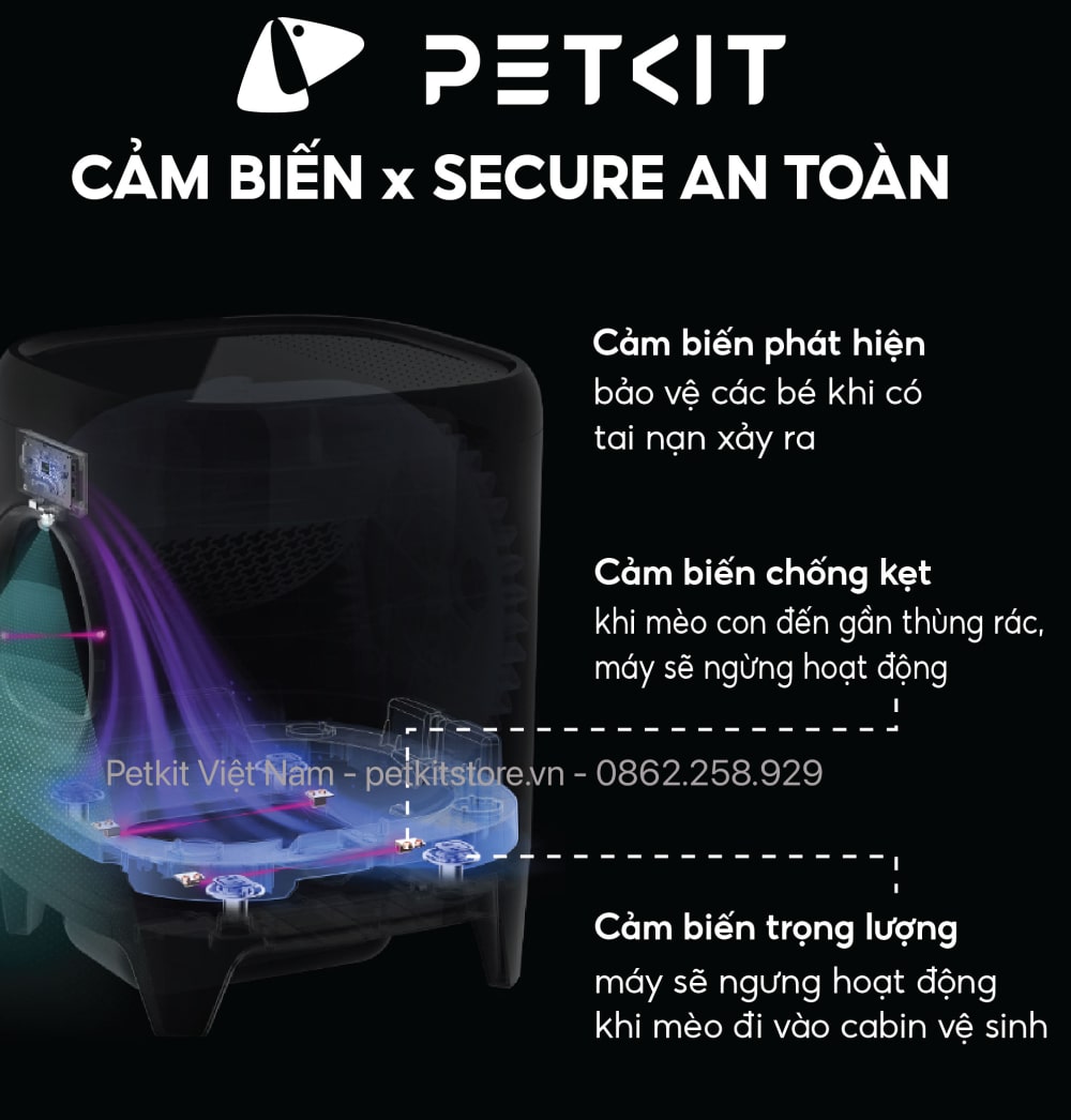 Máy dọn phân mèo PETKIT PURA X NEW 2024