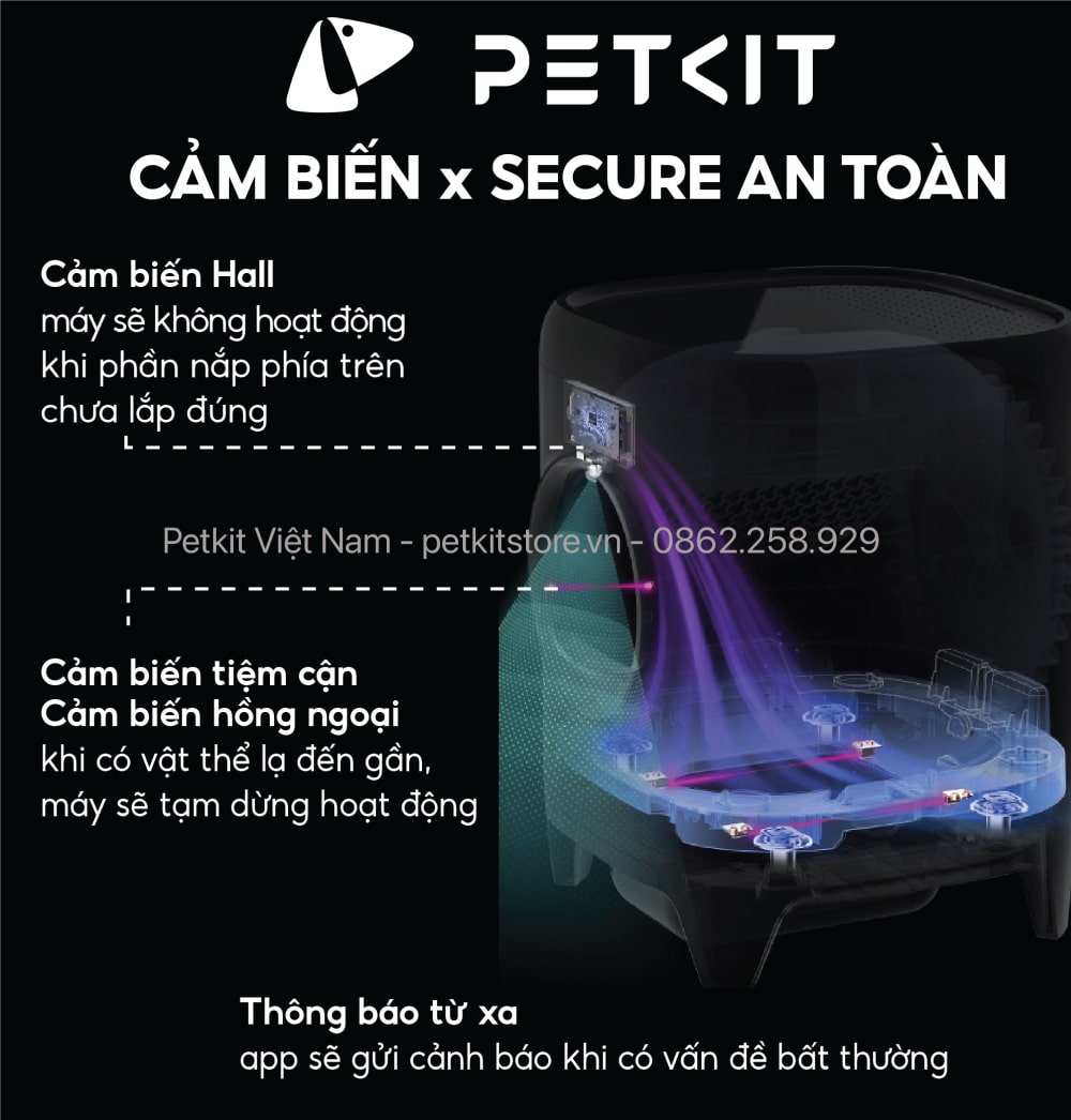 Máy dọn phân mèo PETKIT PURA X NEW 2024