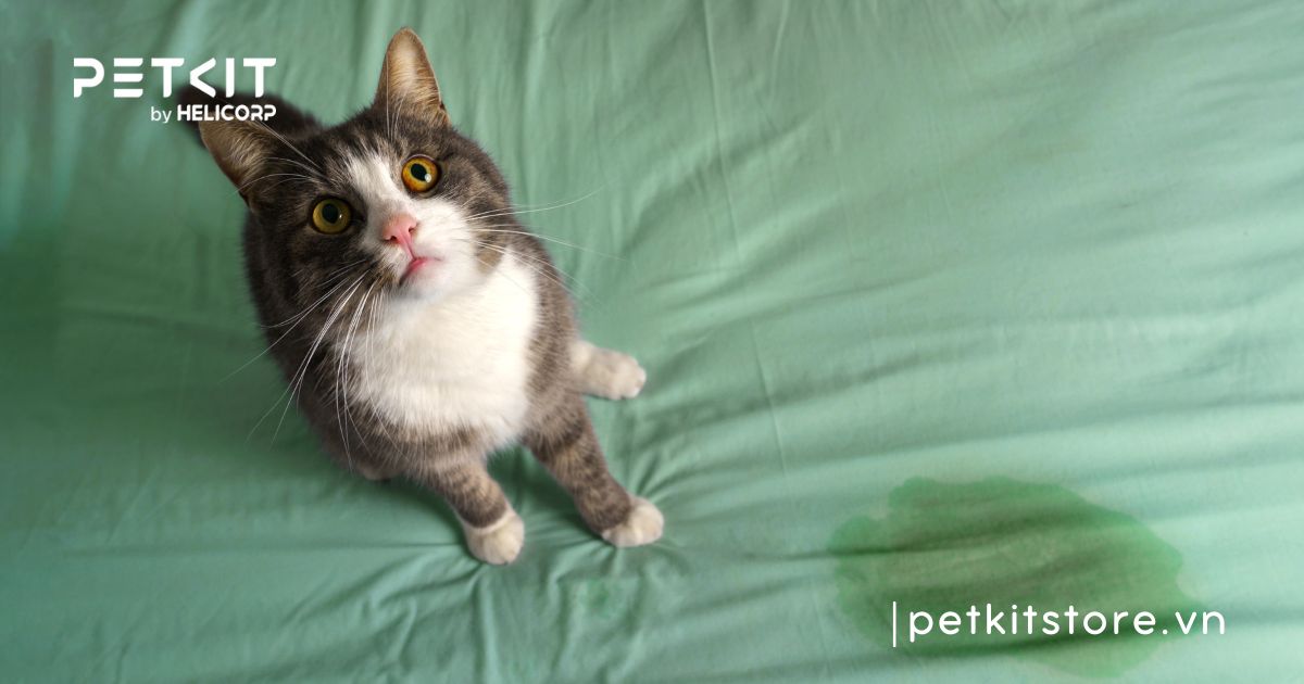 Mèo bị đi tiểu nhiều lần