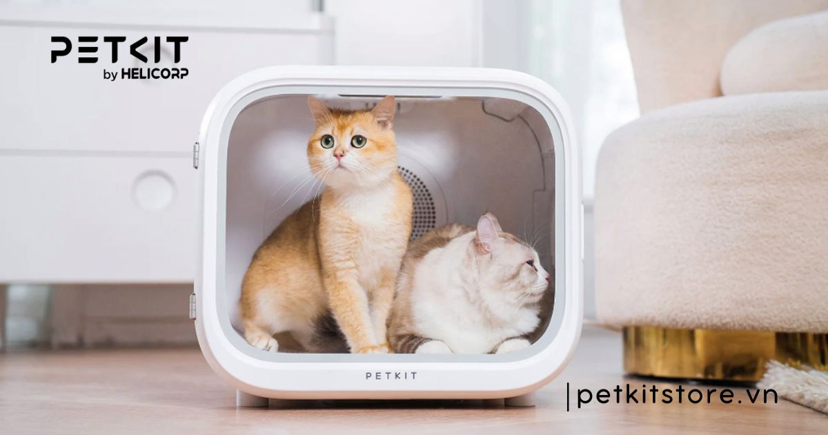lồng sấy lông chó mèo PETKIT AirSalon Max Pro
