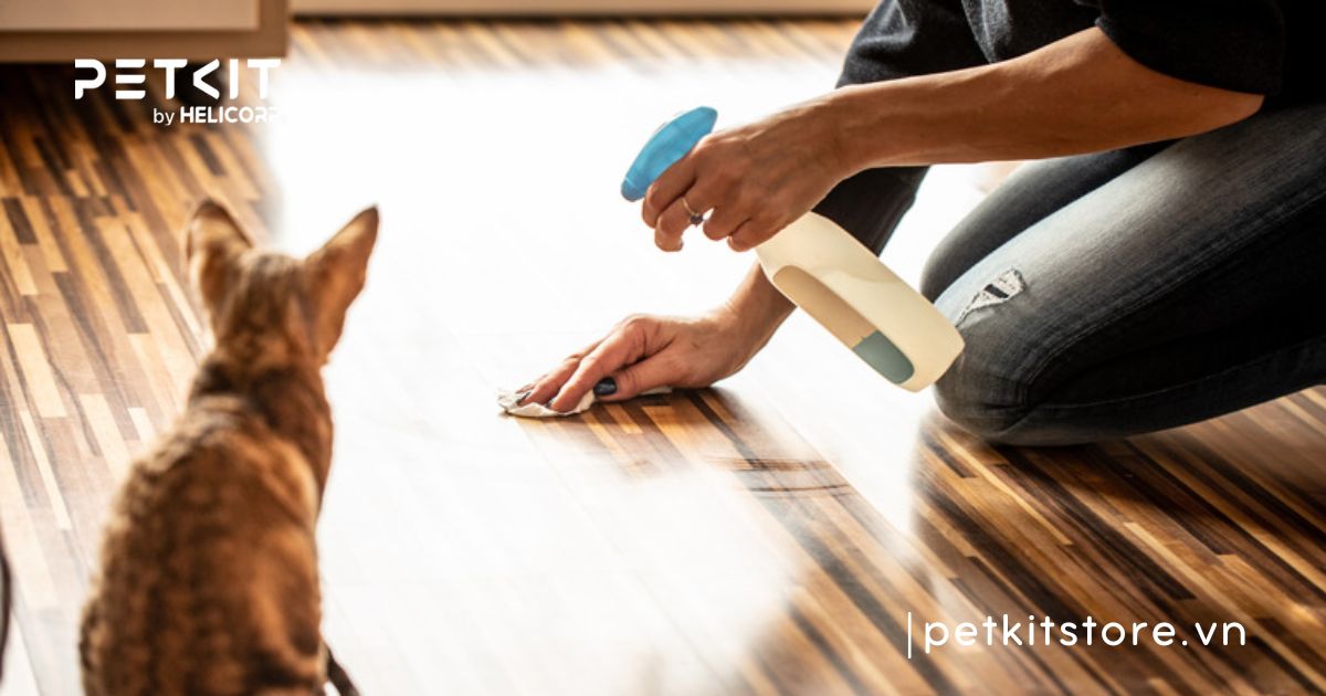 mèo sơ sinh bị rận