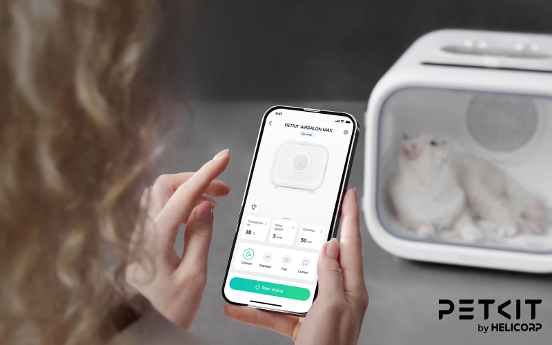 lồng sấy lông chó mèo PETKIT AirSalon Max Pro