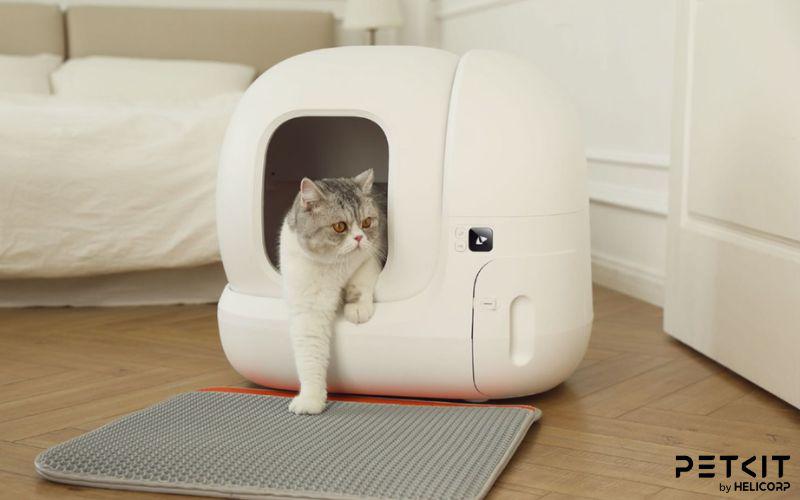 Máy dọn vệ sinh tự động PETKIT - Khử mùi hôi chất thải mèo hiệu quả