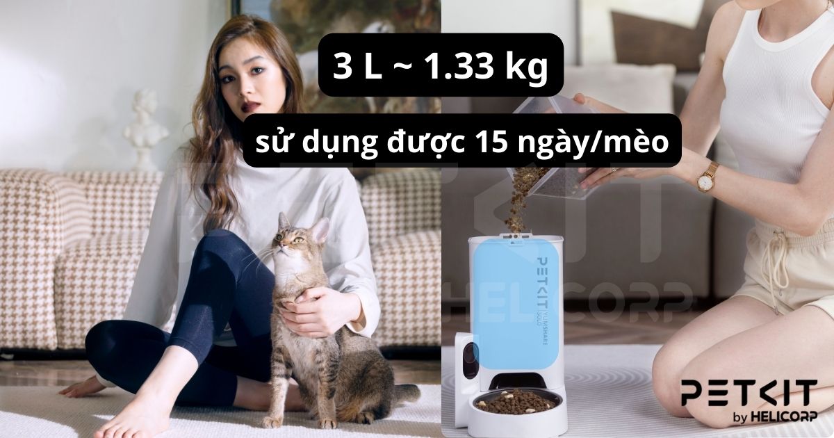máy cho ăn tự động Petkit Solo YumShare