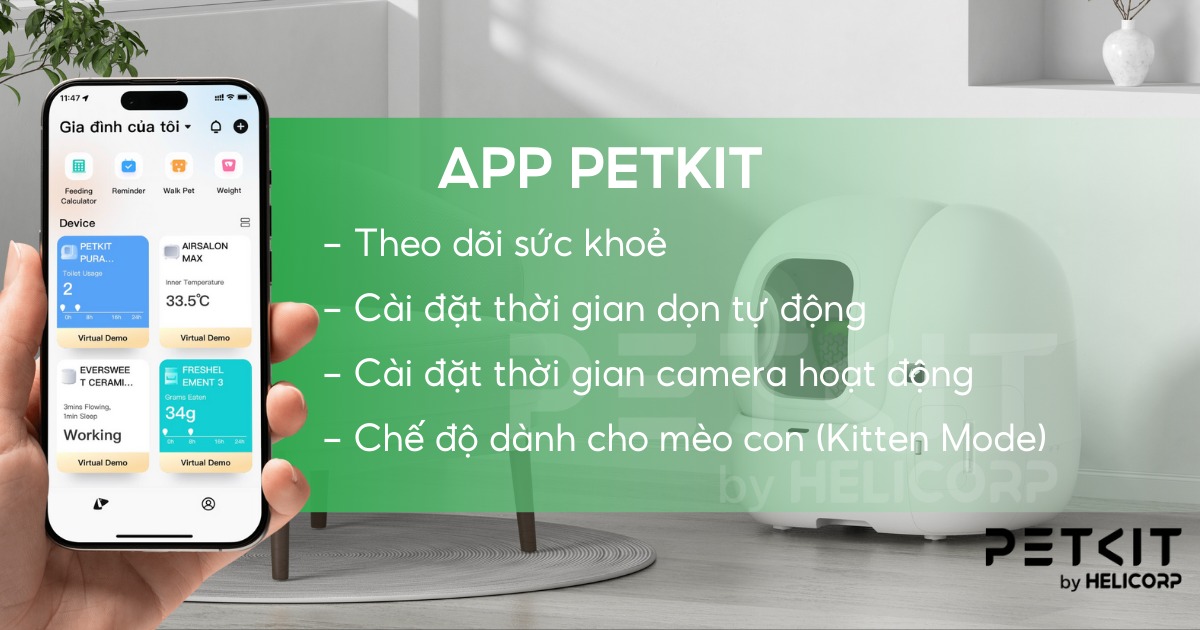 máy dọn phân mèo Petkit Purobot Max Pro