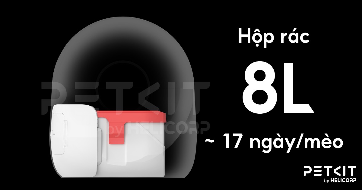 máy dọn phân mèo Petkit Purobot Max Pro