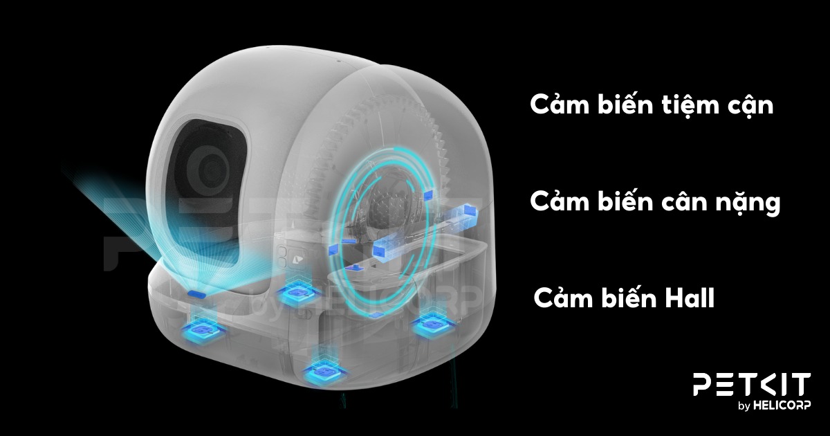 máy dọn phân mèo Petkit Purobot Max Pro