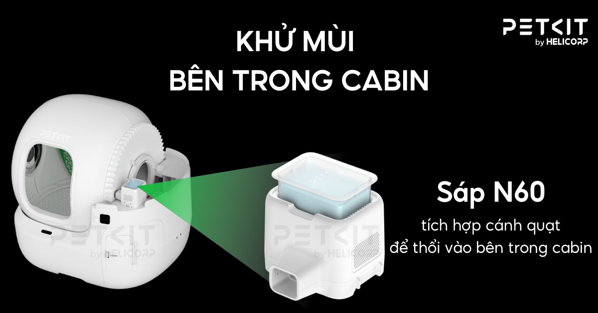 máy dọn phân mèo Petkit Purobot Max Pro