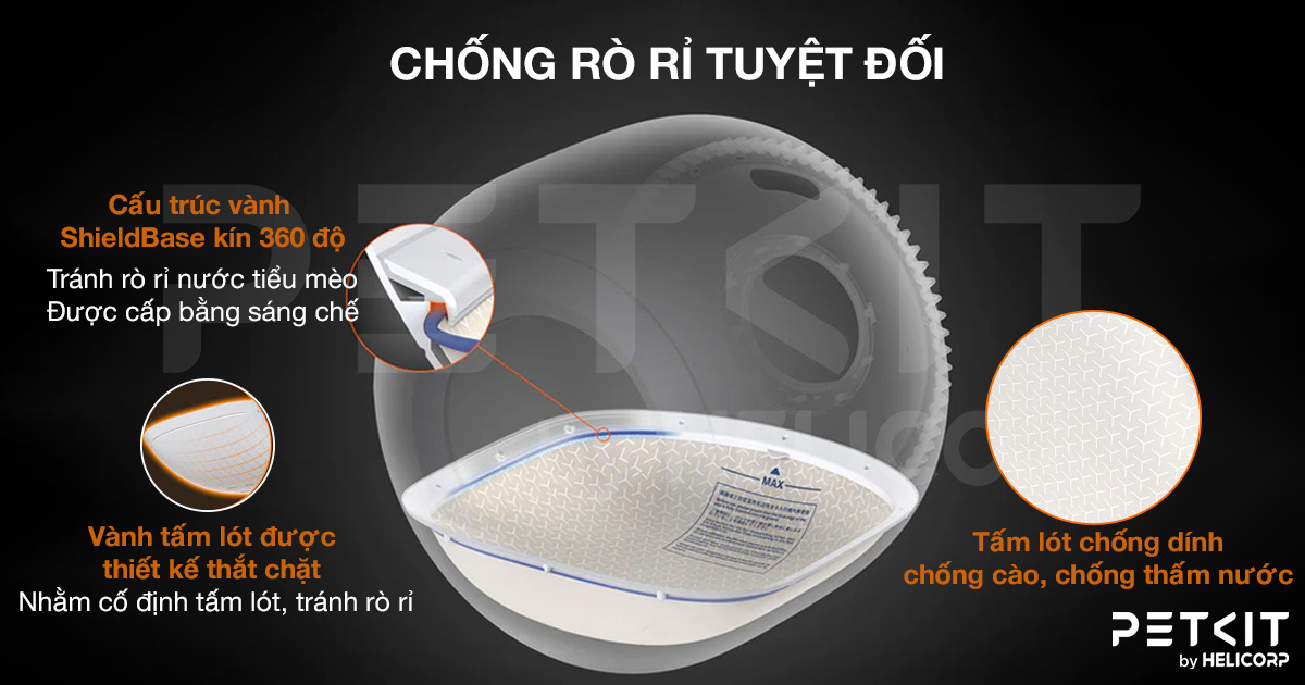 Máy dọn phân mèo PETKIT PUROBOT ULTRA