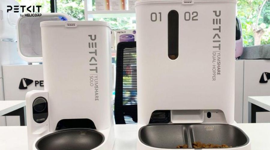 PETKIT YUMSHARE SOLO, PETKIT YUMSHARE GEMINI là máy ăn tự động thông minh